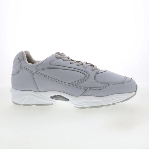Hitchcock Leather Sport Mens Gray Extra Extra Wide 8E Athletic Walking Shoes