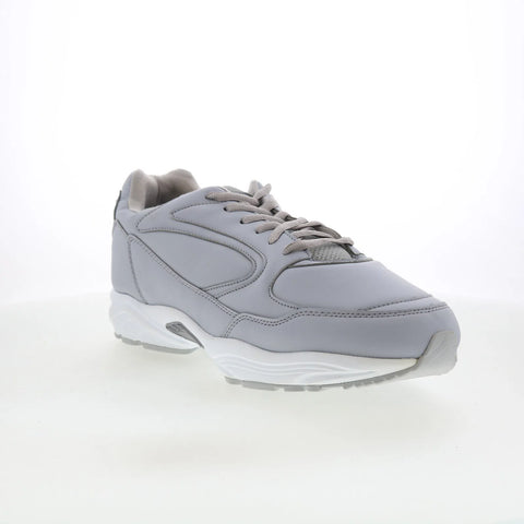 Hitchcock Leather Sport Mens Gray Extra Extra Wide 8E Athletic Walking Shoes