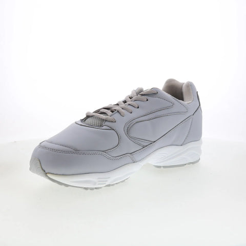 Hitchcock Leather Sport Mens Gray Extra Extra Wide 8E Athletic Walking Shoes