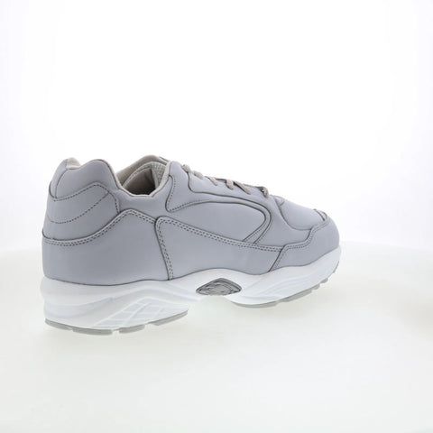 Hitchcock Leather Sport Mens Gray Extra Extra Wide 8E Athletic Walking Shoes