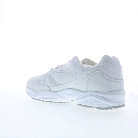 Hitchcock Leather Sport Mens White Extra Extra Wide 6E Athletic Walking Shoes