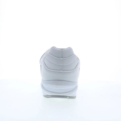 Hitchcock Leather Sport Mens White Extra Extra Wide 6E Athletic Walking Shoes