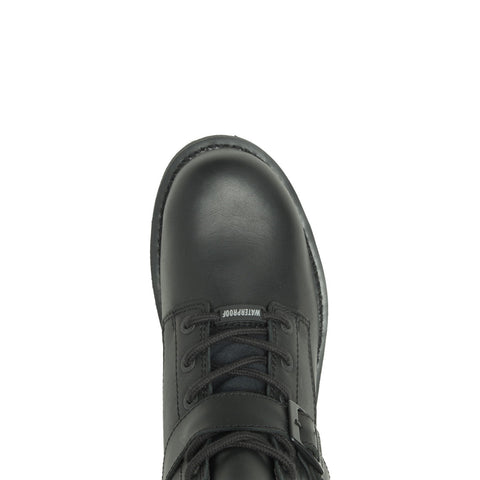 Harley-Davidson Bullard D50000 Mens Black Leather Lace Up Motorcycle Boots