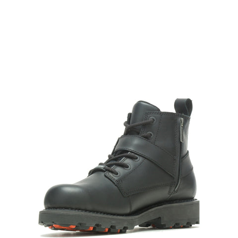 Harley-Davidson Bullard D50000 Mens Black Leather Lace Up Motorcycle Boots