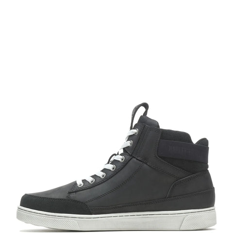 Harley Davidson Bauman DE D50002 Mens Black Leather Lifestyle Sneakers Shoes
