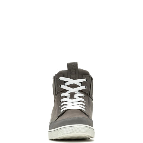 Harley Davidson Bauman DE D50003 Mens Gray Leather Lifestyle Sneakers Shoes