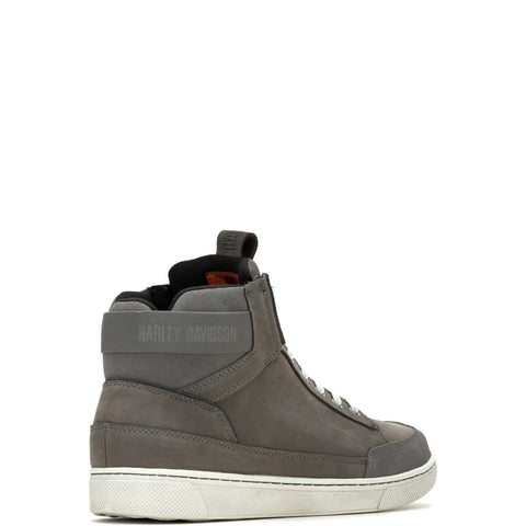 Harley Davidson Bauman DE D50003 Mens Gray Leather Lifestyle Sneakers Shoes