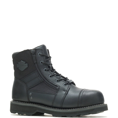 Harley-Davidson Bonham Composite Toe Mens Black Wide Motorcycle Boots 