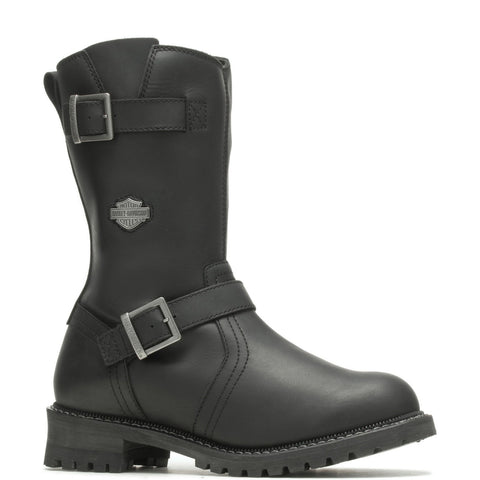 Harley-Davidson Stahl 12" Engineering Lug D93695 Mens Black Motorcycle Boots