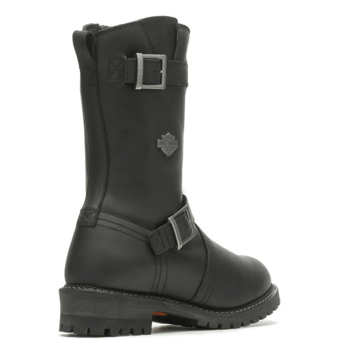 Harley-Davidson Stahl 12" Engineering Lug D93695 Mens Black Motorcycle Boots