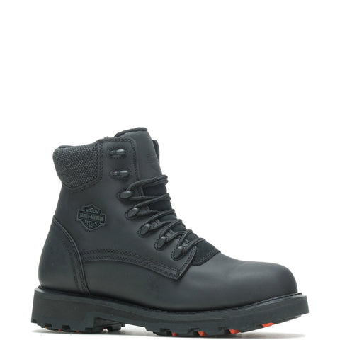 Harley-Davidson Landers 5" Lace D93791 Mens Black Leather Motorcycle Boots