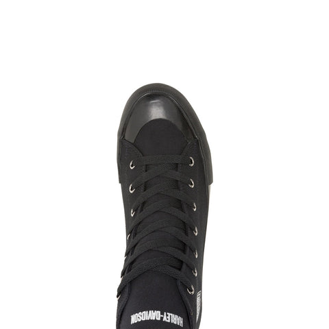 Harley-Davidson Nathan Chrome High Top Mens Black Lifestyle Sneakers Shoes