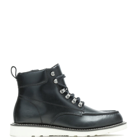 Harley-Davidson Denway 5" Smooth D93835 Mens Black Leather Motorcycle Boots