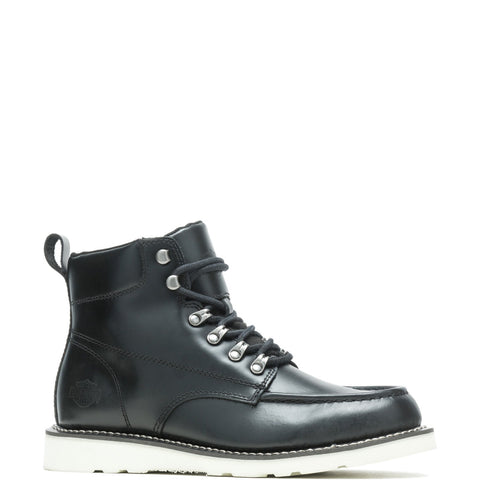Harley-Davidson Denway 5" Smooth D93835 Mens Black Leather Motorcycle Boots