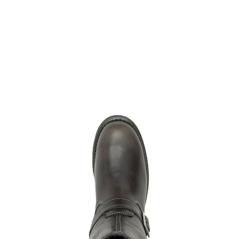 Harley-Davidson Dallam 8" Engineer D93849 Mens Gray Leather Motorcycle Boots