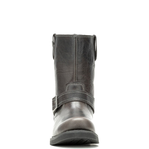 Harley-Davidson Dallam 8" Engineer D93849 Mens Gray Leather Motorcycle Boots