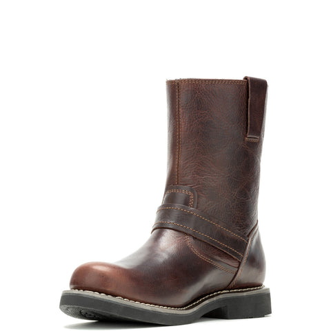 Harley-Davidson Dallam 8" Engineer D93850 Mens Brown Motorcycle Boots