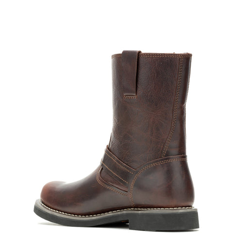 Harley-Davidson Dallam 8" Engineer D93850 Mens Brown Motorcycle Boots