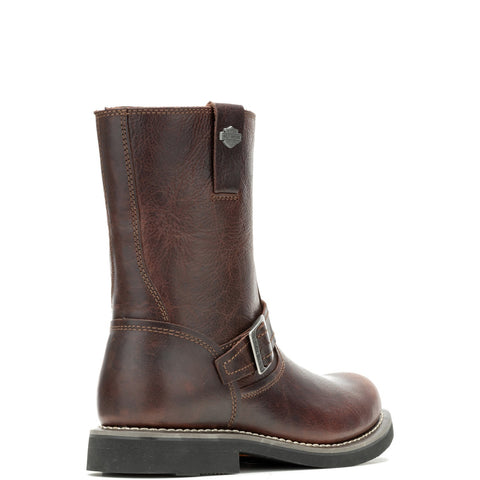 Harley-Davidson Dallam 8" Engineer D93850 Mens Brown Motorcycle Boots