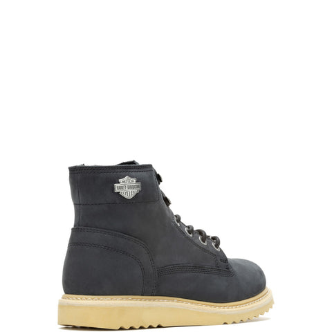 Harley-Davidson Beaton D93852 Mens Black Leather Casual Dress Boots