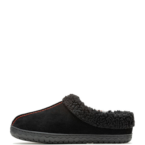 Harley-Davidson Cosgrove Flame D93857 Mens Black Suede Slippers Clogs Shoes