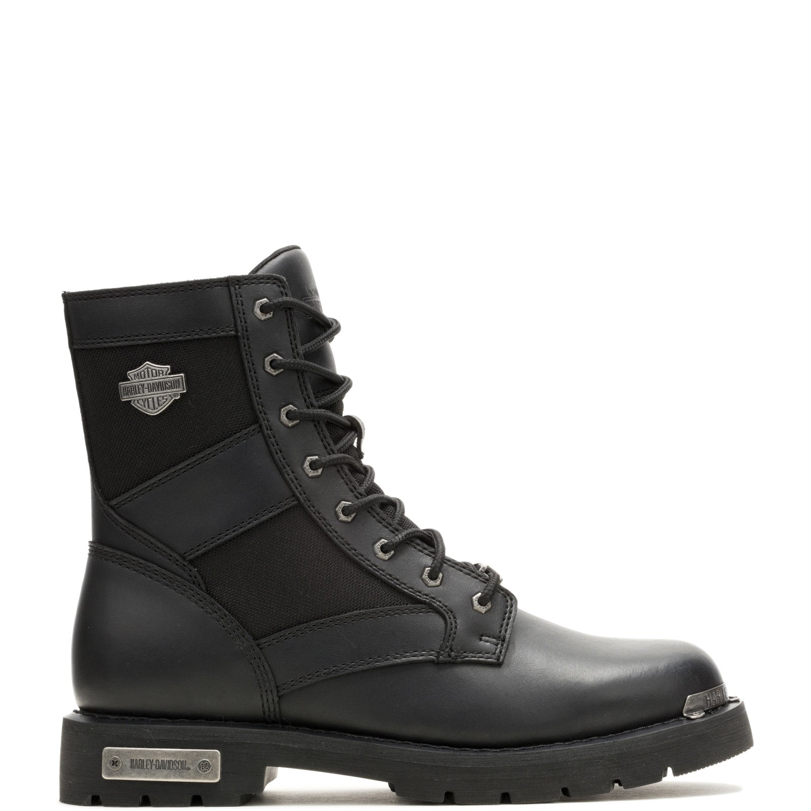Harley-Davidson Maverick 7 Inch D93875 Mens Black Leather
