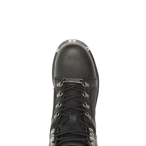Harley-Davidson Edgefield D93885 Mens Black Leather Motorcycle Boots