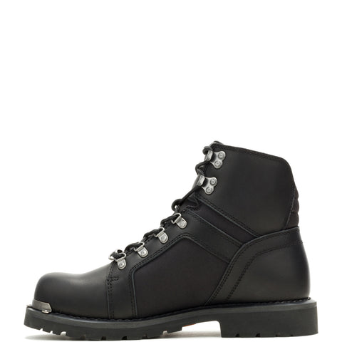 Harley-Davidson Edgefield D93885 Mens Black Leather Motorcycle Boots