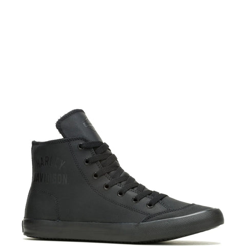 Harley-Davidson Nathan Vulc D93900 Mens Black Leather Motorcycle Boots