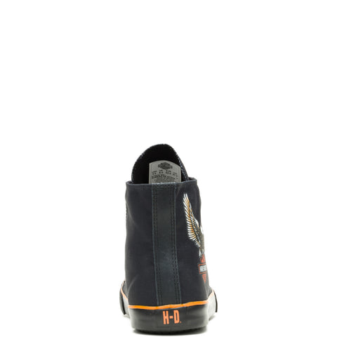 Harley-Davidson Nathan Eagle 4.25 Inch Mens Black Lifestyle Sneakers Shoes
