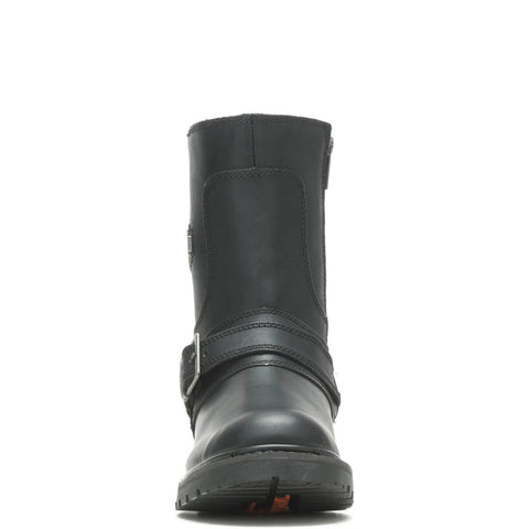 Harley-Davidson Booker 10" Strap D95194 Mens Black Leather Motorcycle Boots