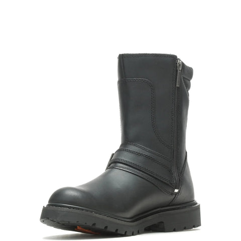 Harley-Davidson Booker 10" Strap D95194 Mens Black Leather Motorcycle Boots