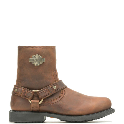 Harley-Davidson Scout 8" Harness D95263 Mens Brown Leather Motorcycle Boots
