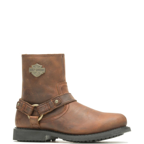 Harley-Davidson Scout 8" Harness D95263 Mens Brown Leather Motorcycle Boots