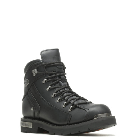 Harley-Davidson Electron 7.5" D96017 Mens Black Leather Motorcycle Boots