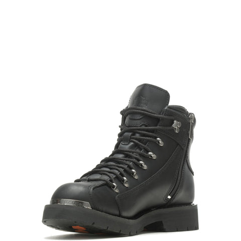 Harley-Davidson Electron 7.5" D96017 Mens Black Leather Motorcycle Boots