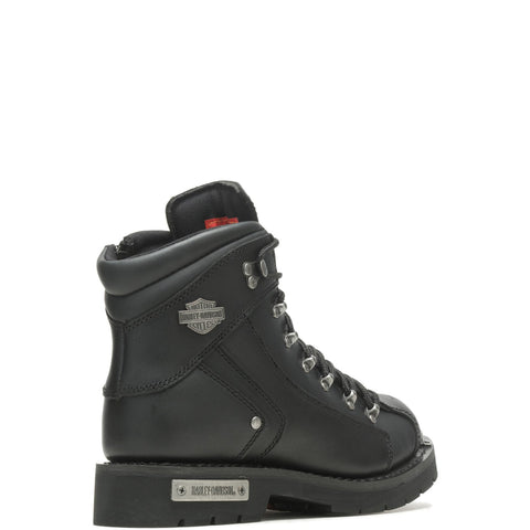 Harley-Davidson Electron 7.5" D96017 Mens Black Leather Motorcycle Boots