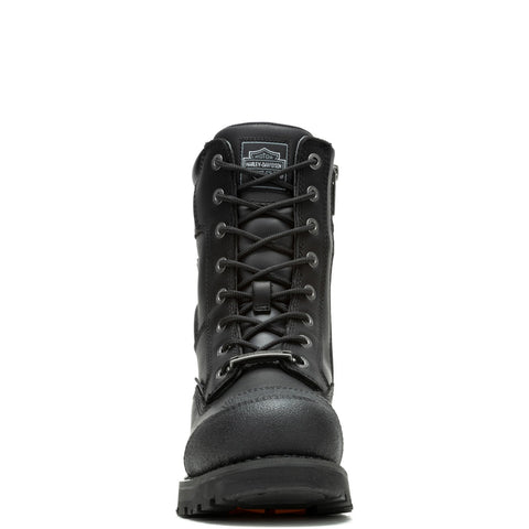Harley-Davidson Richfield  10" WP Lace DE D96121 Mens Black Motorcycle Boots