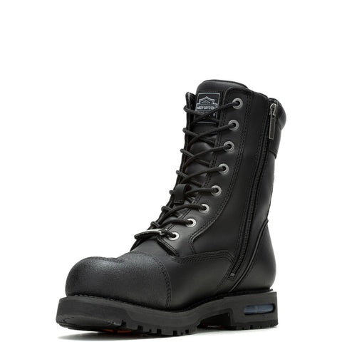 Harley-Davidson Richfield  10" WP Lace DE D96121 Mens Black Motorcycle Boots