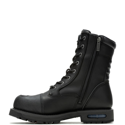 Harley-Davidson Richfield  10" WP Lace DE D96121 Mens Black Motorcycle Boots