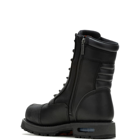Harley-Davidson Richfield  10" WP Lace DE D96121 Mens Black Motorcycle Boots