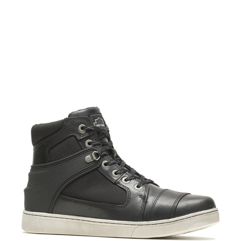 Harley-Davidson Gilmore D96177 Mens Black Leather Lifestyle Sneakers Shoes