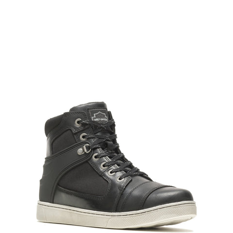 Harley-Davidson Gilmore D96177 Mens Black Leather Lifestyle Sneakers Shoes