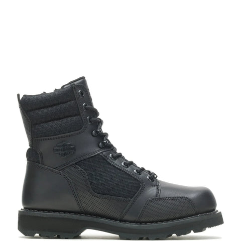 Harley-Davidson Lensfield 8" Heat Resistant Mens Black Motorcycle Boots