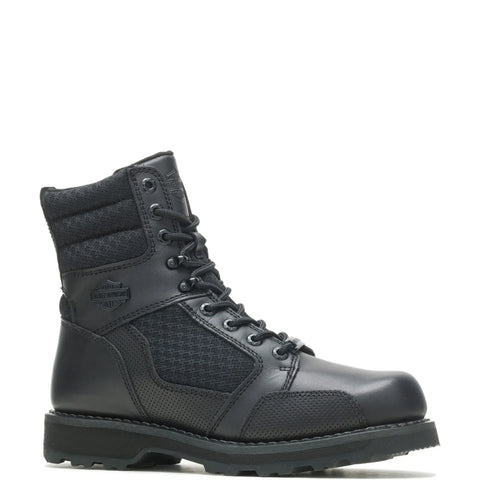 Harley-Davidson Lensfield 8" Heat Resistant Mens Black Motorcycle Boots