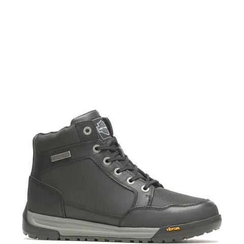 Harley-Davidson Gillham D96252 Mens Black Leather Motorcycle Boots