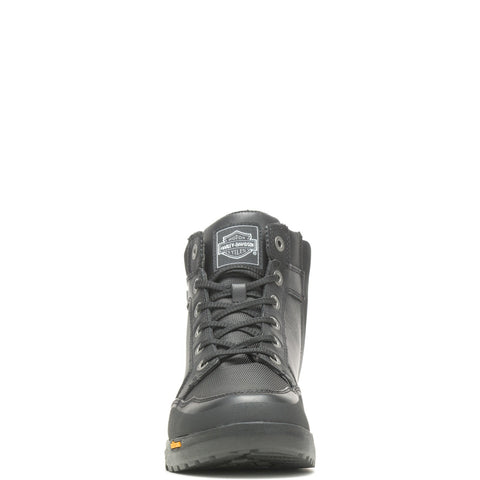Harley-Davidson Gillham D96252 Mens Black Leather Motorcycle Boots