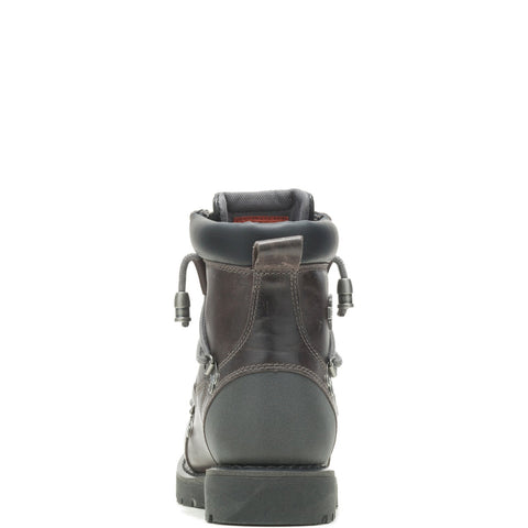 Harley-Davidson Brake Light Flash D96275 Mens Gray Leather Motorcycle Boots