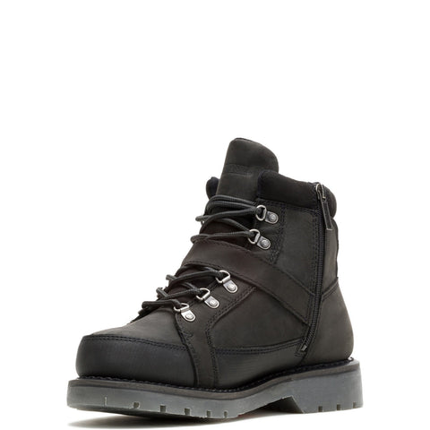 Harley-Davidson Stinson D96281 Mens Black Nubuck Motorcycle Boots