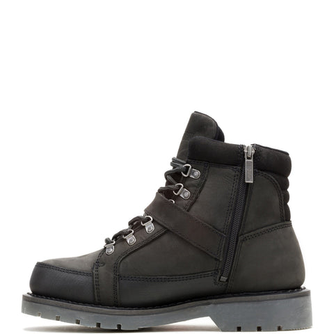 Harley-Davidson Stinson D96281 Mens Black Nubuck Motorcycle Boots